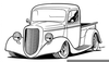 Classic Trucks Clipart Image