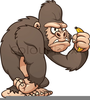 Gorilla Clipart Cartoon Image