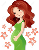 Pregnant Witch Clipart Image