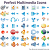Perfect Multimedia Icons Image