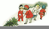 Kids Domain Christmas Clipart Image