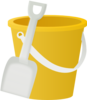 Yellow Pail Clip Art