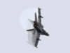 An F/a-18 Hornet Performs A High-speed Turn Near The Aircraft Carrier Uss John C. Stennis (cvn 74) Clip Art