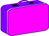 Purple And Pink Lunchbox Clip Art