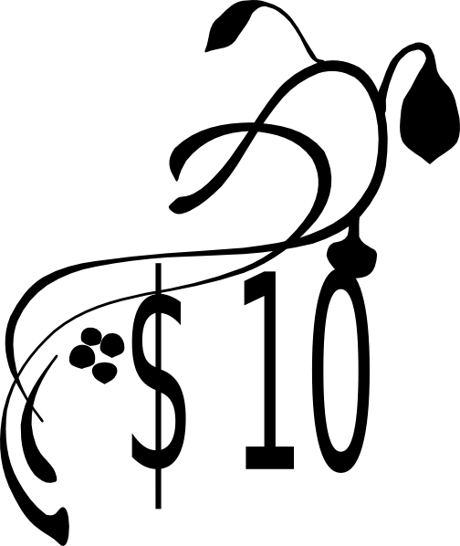 10 Dollar Price Clip Art at Clker.com - vector clip art online, royalty free & public domain