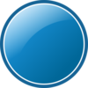 Glossy Blue Circle Clip Art