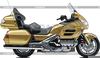 Yamaha Roadstar Motorcycle Clipart Image