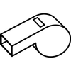 Whistle Outline Image