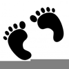 Free Baby Footprints Clipart Image