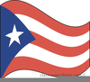 Flag Waving Clipart Image