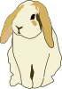 Gingercoons Lop Eared Rabbit Clip Art