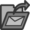 Outbox Folder Icon Clip Art