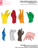 Hand Signs Vectors Clip Art