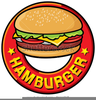 Hotdog And Hamburger Clipart Image