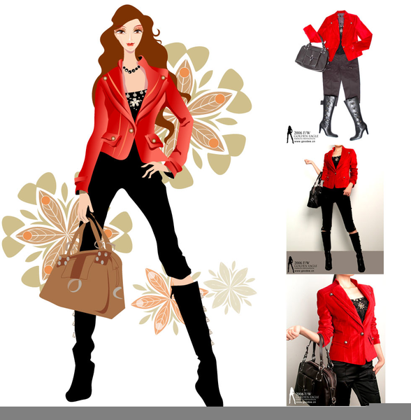 Free Clipart For Fashion | Free Images at Clker.com - vector clip art ...
