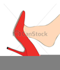Red High Heels Clipart Image