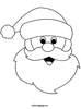 Santa On Computer Clipart Image