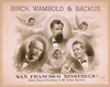 Birch, Wambold & Backus, San Francisco Minstrels From Their Opera House, Broadway & 29th Street, New York Image