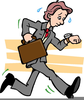 Free Clipart Rushing Man Image