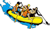 Whitewater Kayak Clipart Image