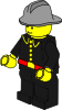 Lego Town Fireman Clip Art