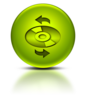 Green Metallic Orb Icon Media Cd Refresh Image