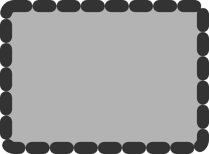 Download Rectangle With Dotted Line Clip Art at Clker.com - vector ...