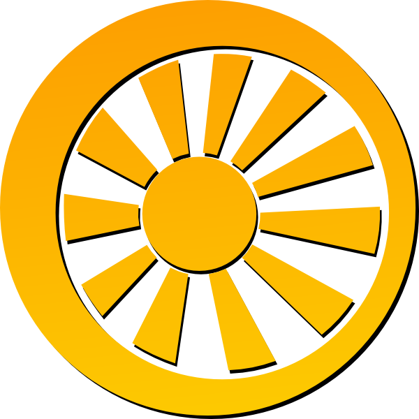 Download Shining Sun Clip Art at Clker.com - vector clip art online ...