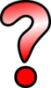 Red Question Mark Clip Art