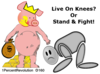 160 Live On Knees?  Clip Art