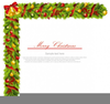 Free Christmas Corners Clipart Image