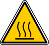 Hot Surface Danger Clip Art