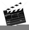 Movie Clip Board Clipart Image