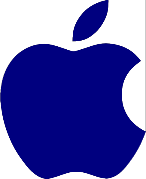 Apple Logo White Clip Art at Clker.com - vector clip art online ...