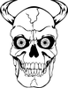 Skull With Horns Image