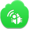 Free Green Cloud Radio Bug Image