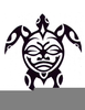 Free Tribal Turtle Clipart Image