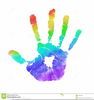 Kid Handprint Clipart Image