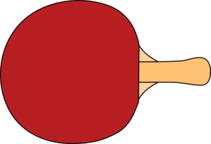 Table Tennis Racquet Clip Art