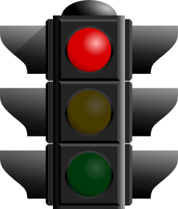 Traffic Light: Red Clip Art