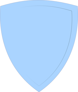 Shield, Light Blue Clip Art
