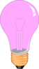Pink Bulb Clip Art