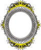 Oval Frame Vertical Clip Art