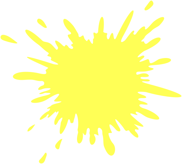 Yellow Splash Clip Art at Clker.com - vector clip art online, royalty ...