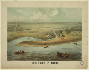 Chicago In 1820 Image