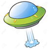 Flying Saucer Free Clipart Image