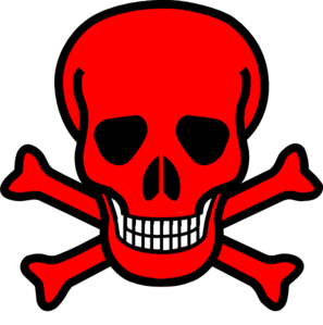 Red Skull Clip Art at Clker.com - vector clip art online, royalty free