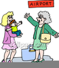 Tourist Airport Clipart Image