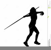 Javelin Thrower Clipart Image