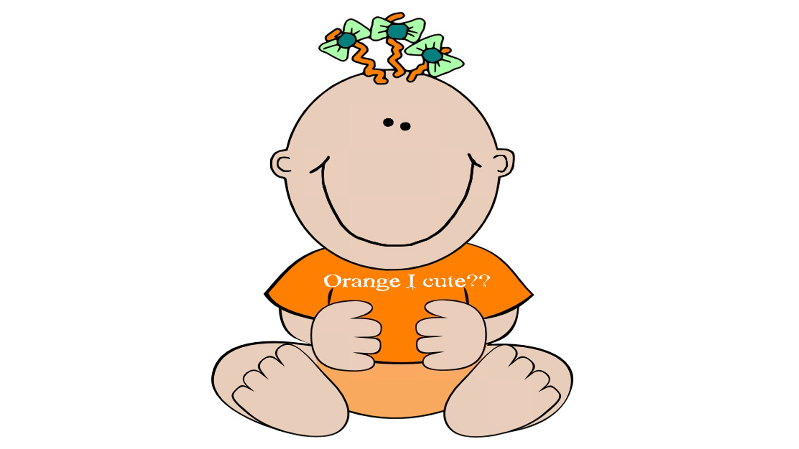 Download Baby Orange Cute | Free Images at Clker.com - vector clip ...